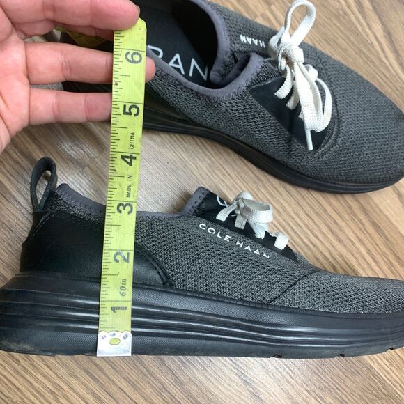 Cole Haan Grand Sport Journey Knit Shoe Men Black Lace Up Size 7M  C32583 - Picture 9 of 10